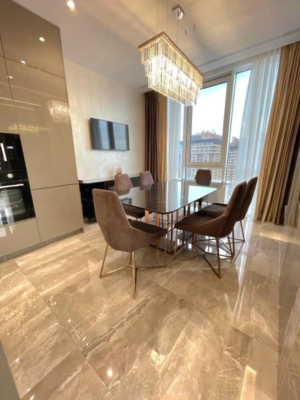 Vip Apartment 120M2 With Panoramic Windows, 22 Floor. Obolon كييف المظهر الخارجي الصورة